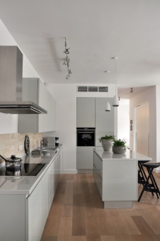 Фото интерьера кухни квартиры в стиле фьюжн