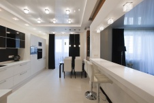 Фото интерьера кухни квартиры в современном стиле