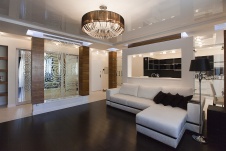 Фото интерьера гостиной квартиры в современном стиле