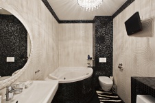 Фото интерьера санузла квартиры в современном стиле