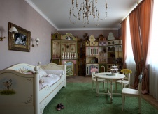 Фото интерьера детской квартиры в стиле эклектика