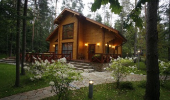 Экологичный деревянный дом