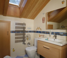 Фото интерьера санузла в эко стиле