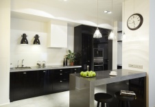 Фото интерьера кухни квартиры в стиле фьюжн