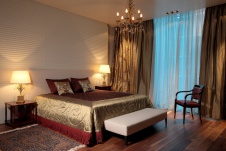 Фото интерьера спальни квартиры в современном стиле