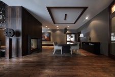 Фото интерьера столовой дома в современном стиле