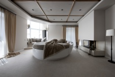 Фото интерьера спальни дома в современном стиле