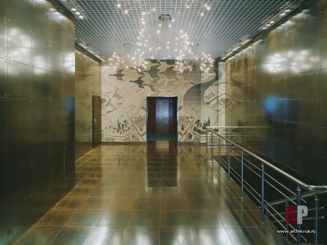 Фото интерьера лифтового холла офисного центра