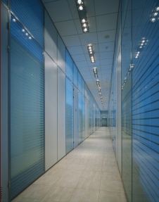 Фото интерьера коридора рабочего этажа офисного центра