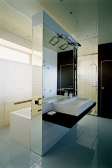 Фото интерьера санузла квартиры в стиле ар-деко