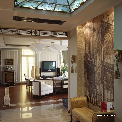 Фото интерьера прихожей в классическом стиле