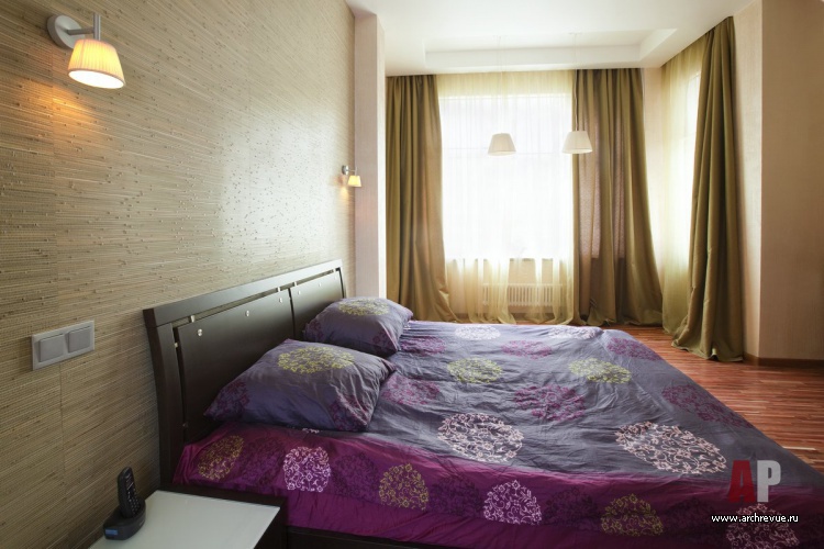 Фото интерьера спальни квартиры для холостяка