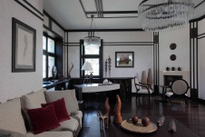 Фото интерьера гостиной в стиле Райта