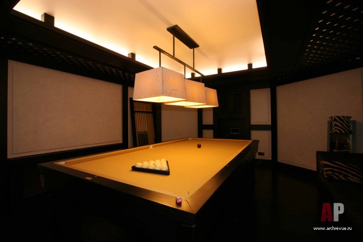 Фото интерьера бильярдной