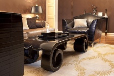 Фото интерьера гостиной в стиле ар-деко