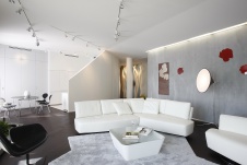 Фото интерьера гостиной квартиры в стиле минимализм