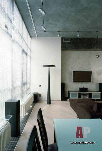 Фото интерьера гостиной квартиры в минимализме