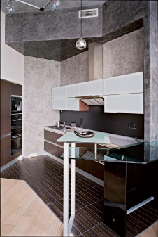 Фото интерьера кухни квартиры в минимализме