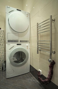 Фото интерьера санузла квартиры в стиле фьюжн