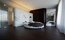 Фото интерьера спальни в стиле минимализм