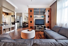 Фото интерьера гостиной в современном стиле