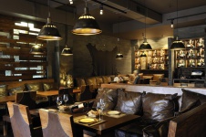 Фото зала мясного ресторана