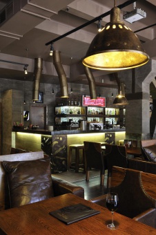 Фото зала мясного ресторана