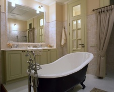 Фото интерьера санузла квартиры в неоклассике