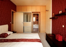 Фото интерьера спальни квартиры в современном стиле