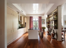 Фото интерьера кухни квартиры в стиле фьюжн