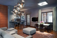 Фото интерьера входной зоны небольшой квартиры в современном стиле