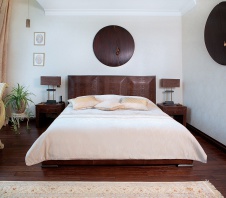 Фото интерьера зимнего сада таунхуса в эко стиле