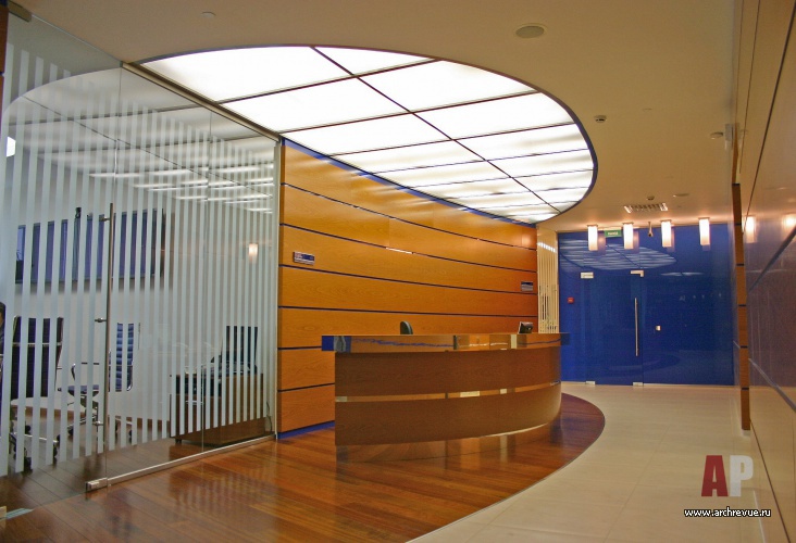 Фото интерьера ресепшен представительского офиса 