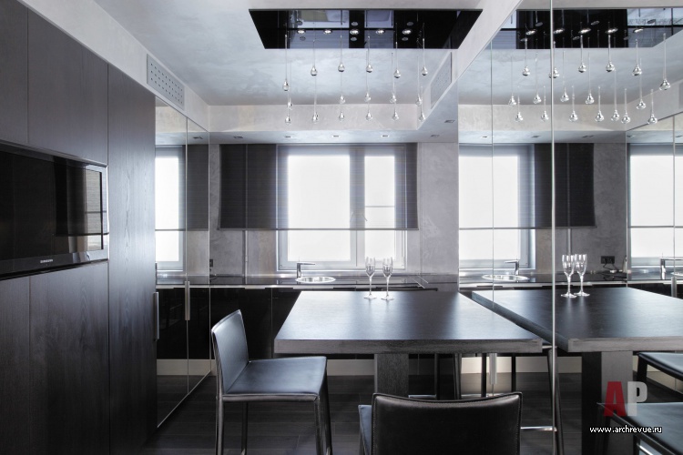 Фото интерьера кухни в стиле минимализм