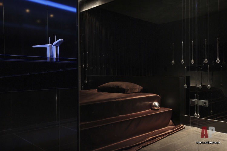 Фото интерьера спальни в стиле минимализм