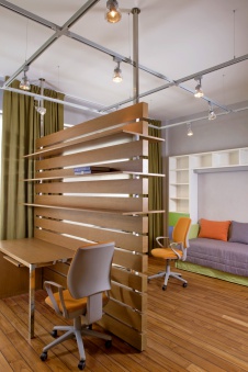 Фото интерьера детской многоуровневой квартиры в современном стиле