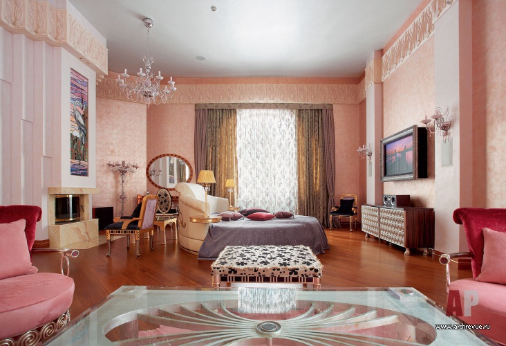 Фото интерьера спальни дома 