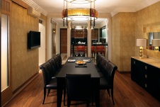 Фото интерьера столовой квартиры в стиле ар-деко