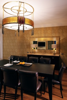 Фото интерьера столовой квартиры в стиле ар-деко