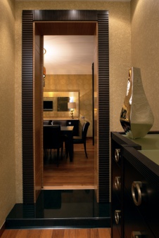 Фото интерьера столовой квартиры в стиле ар-деко