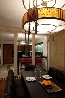 Фото интерьера кухни квартиры в стиле ар-деко