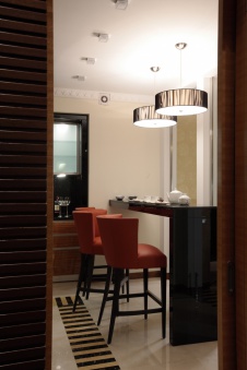 Фото интерьера кухни квартиры в стиле ар-деко