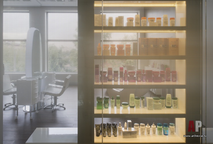 Фото интерьера косметологического кабинета учебного центра в стиле минимализм