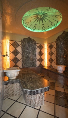 Фото интерьера хаммама бани в неоклассике