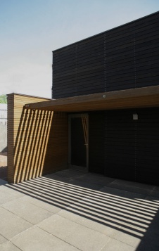 Фото фасада дома в стиле минимализм