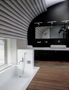 Фото интерьера санузла дома в стиле минимализм