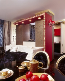 Фото интерьера гостиной небольшой квартиры в современном стиле