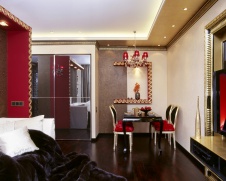 Фото интерьера столовой небольшой квартиры в современном стиле