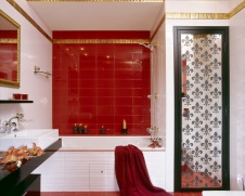 Фото интерьера санузла небольшой квартиры в современном стиле