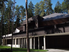 Фото фасада загородного дома в стиле минимализм